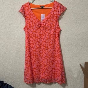NWT Wild Fable Orange flower Spring/ Summer Dress